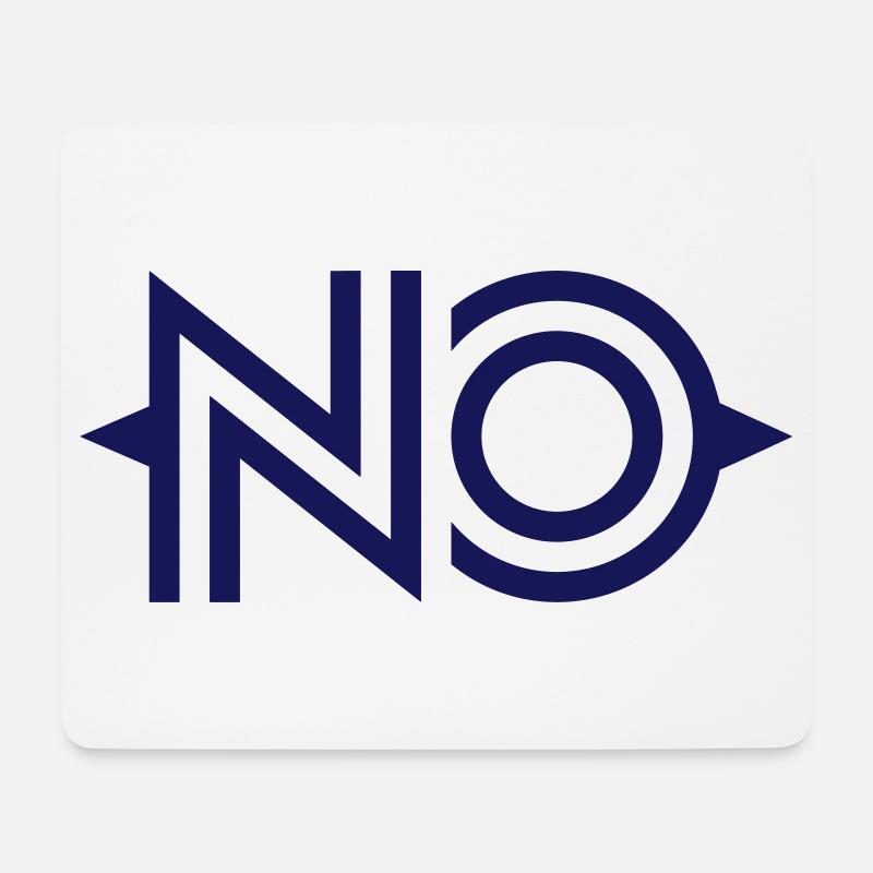 das original NO HB - Mousepad (Querformat) - Weiß