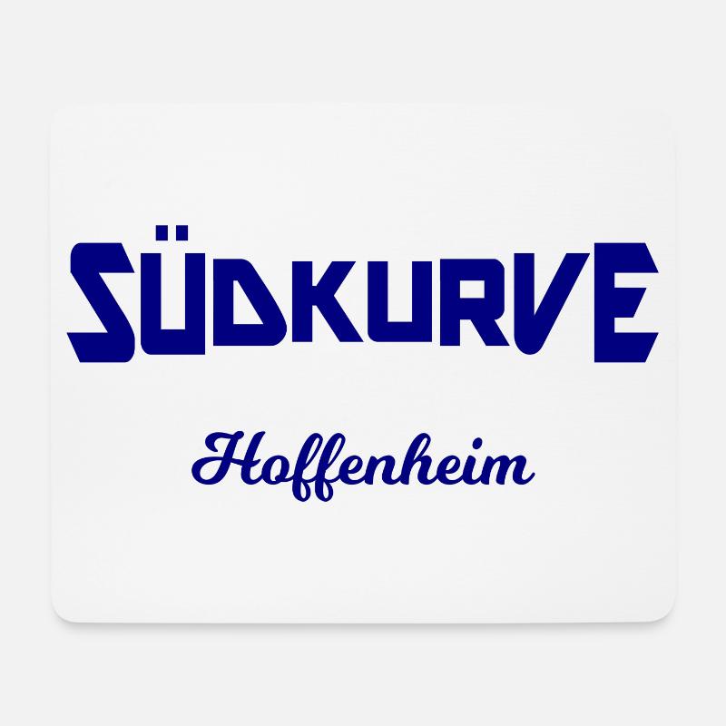 Südkurve Hoffenheim - Mousepad (Querformat) - Weiß