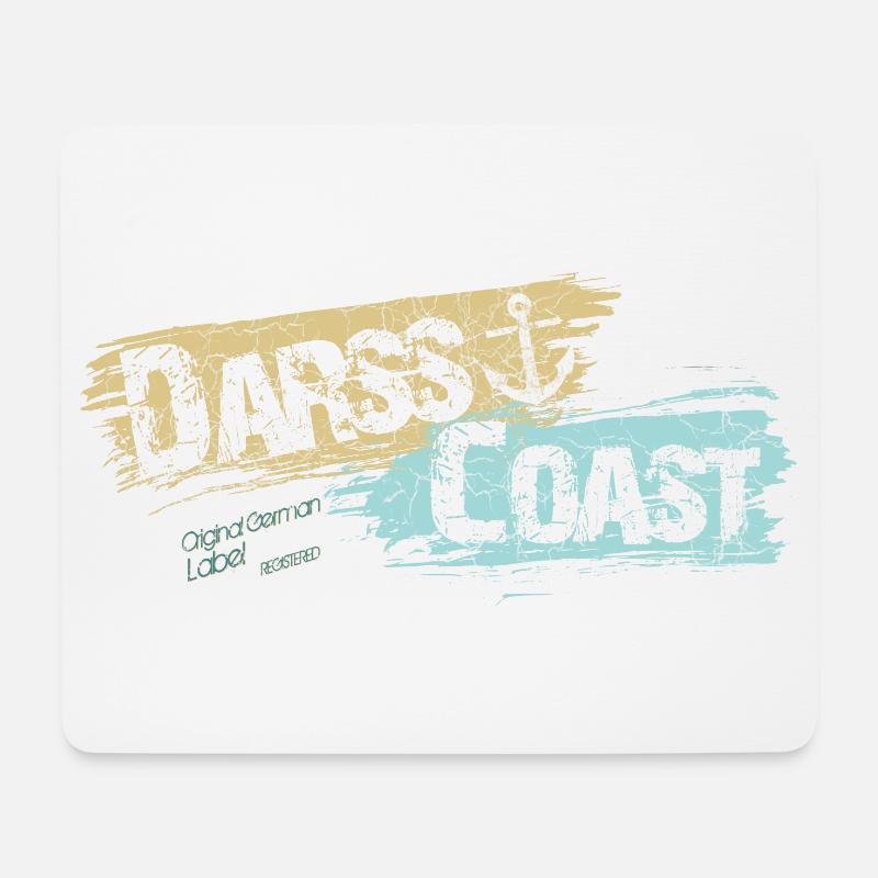 DarssCoast - Original Brand - Mousepad (Querformat) - Weiß