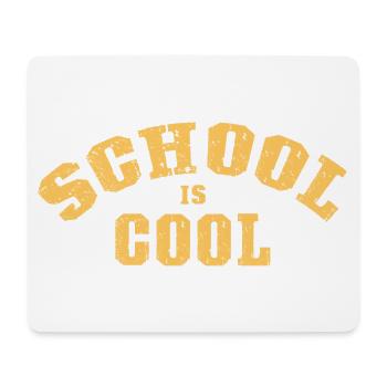 School is cool - Mouse Pad (horizontal) - white - Front