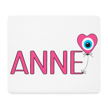 Anne mit Nazar Luftballon - Mousepad (Querformat) - Weiß - Vorne
