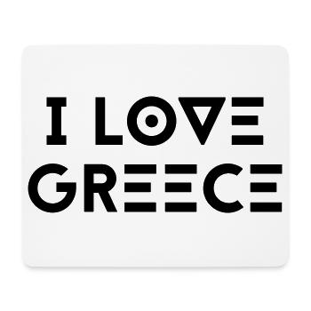 I LOVE GREECE - Mouse Pad (horizontal) - white - Front