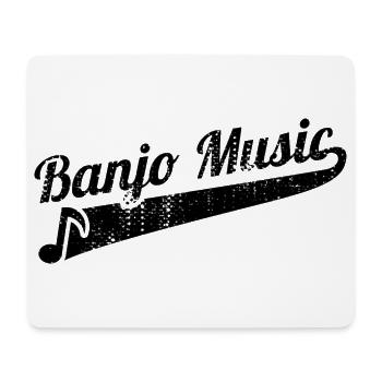 Banjo music - Mouse Pad (horizontal) - white - Front