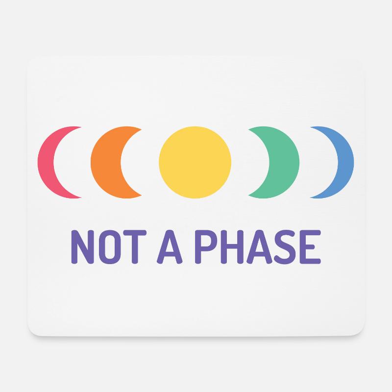 LGBT Pride Month - Keine Phase - Mousepad (Querformat) - Weiß