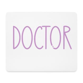 Docteur Proud Daughter Doux Cadeau - Tapis de souris (format paysage) - blanc - Devant