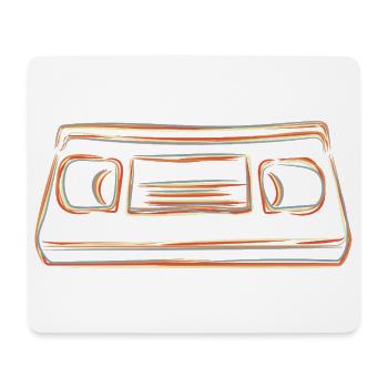 VHS cassette - Mouse Pad (horizontal) - white - Front