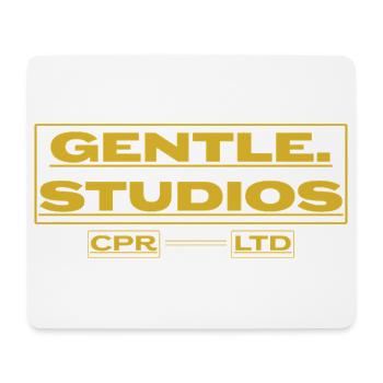 Gentle Studios – Minimalistisches Branding - Mousepad (Querformat) - Weiß - Vorne