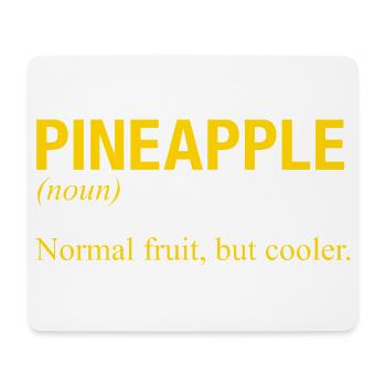 PINEAPPLE Ananas - Tapis de souris (format paysage) - blanc - Devant