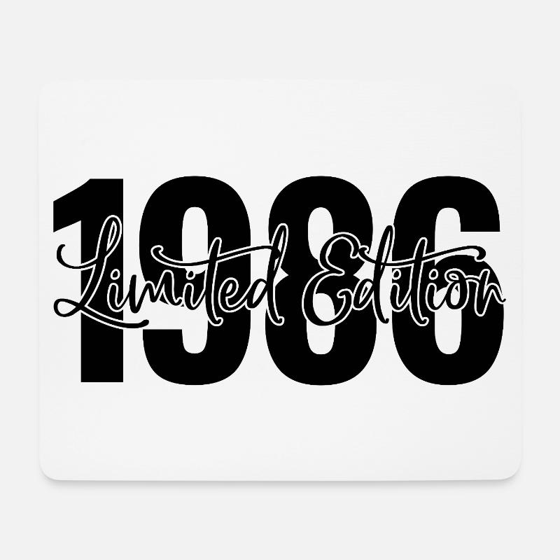 Limited edition 1986 - Mousepad (Querformat) - Weiß