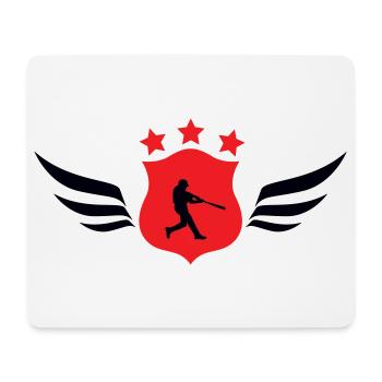 Baseball - Sports - Mouse Pad (horizontal) - white - Front