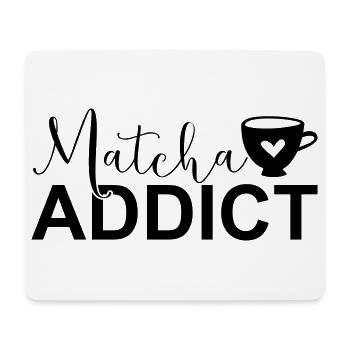 Matcha Addict SVG – Matcha Lover Design - Mousepad (Querformat) - Weiß - Vorne