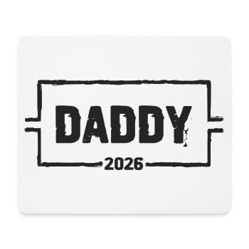 DADDY 2026 Proud Dad-to-be - Mouse Pad (horizontal) - white - Front