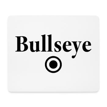 Bullseye Dartsport Profi Volltreffer Outfit - Mousepad (Querformat) - Weiß - Vorne