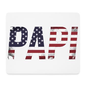Daddy USA Flag Vintage Dad - Mouse Pad (horizontal) - white - Front