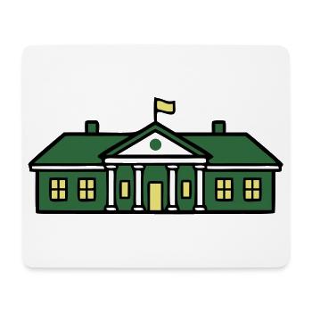  Tennis Country Club Vereinsheim - Mousepad (Querformat) - Weiß - Vorne