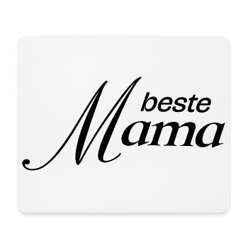 Beste Mama - Mousepad (Querformat) - Weiß - Vorne