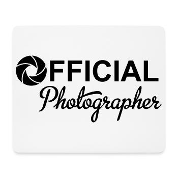 Photographer - Mouse Pad (horizontal) - white - Front