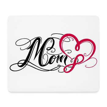 Mom Mama Mother's Day - Mouse Pad (horizontal) - white - Front
