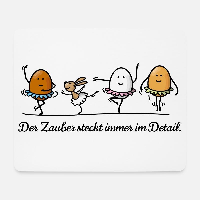 Ostern - Mousepad (Querformat) - Weiß