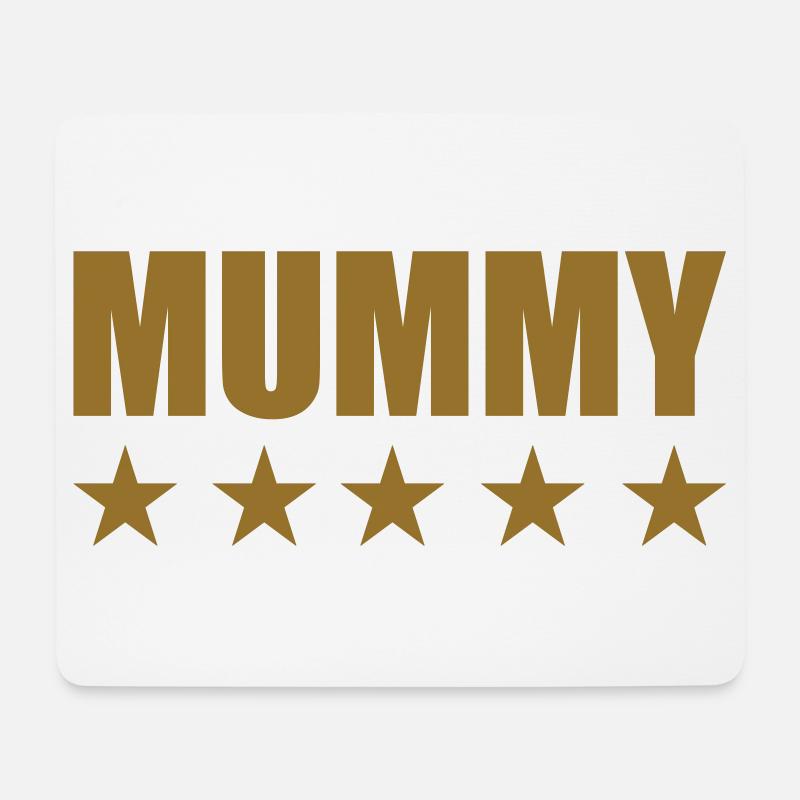 5-Sterne-Mama - Muttertag - Mousepad (Querformat) - Weiß