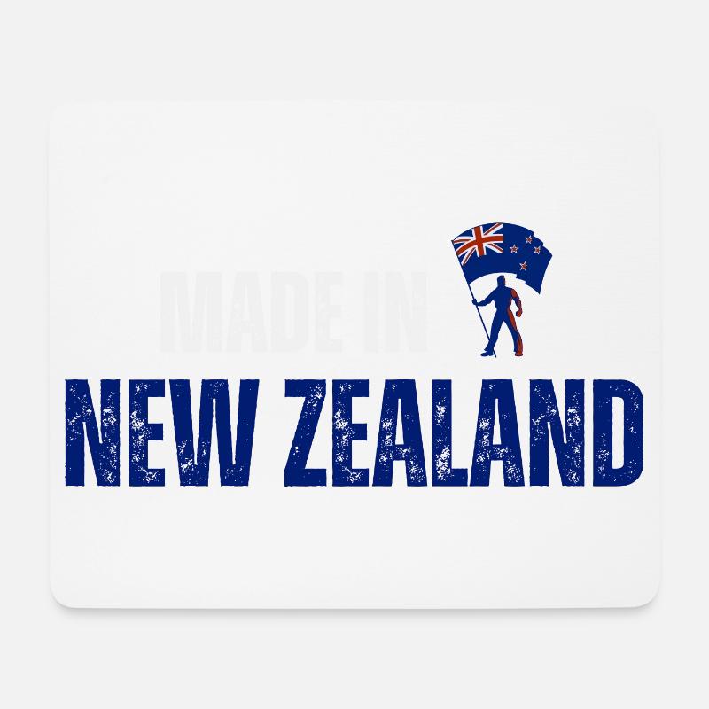Hergestellt in Neuseeland - Mousepad (Querformat) - Weiß