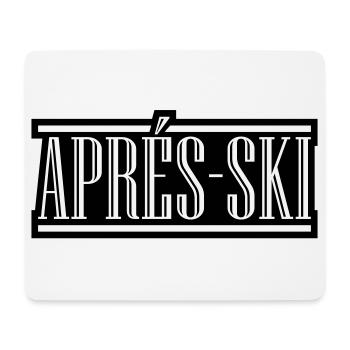 Après-ski - Mouse Pad (horizontal) - white - Front