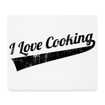 I Love Cooking - Mouse Pad (horizontal) - white - Front