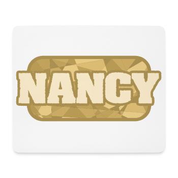 Nancy als Bio - Mousepad (Querformat) - Weiß - Vorne