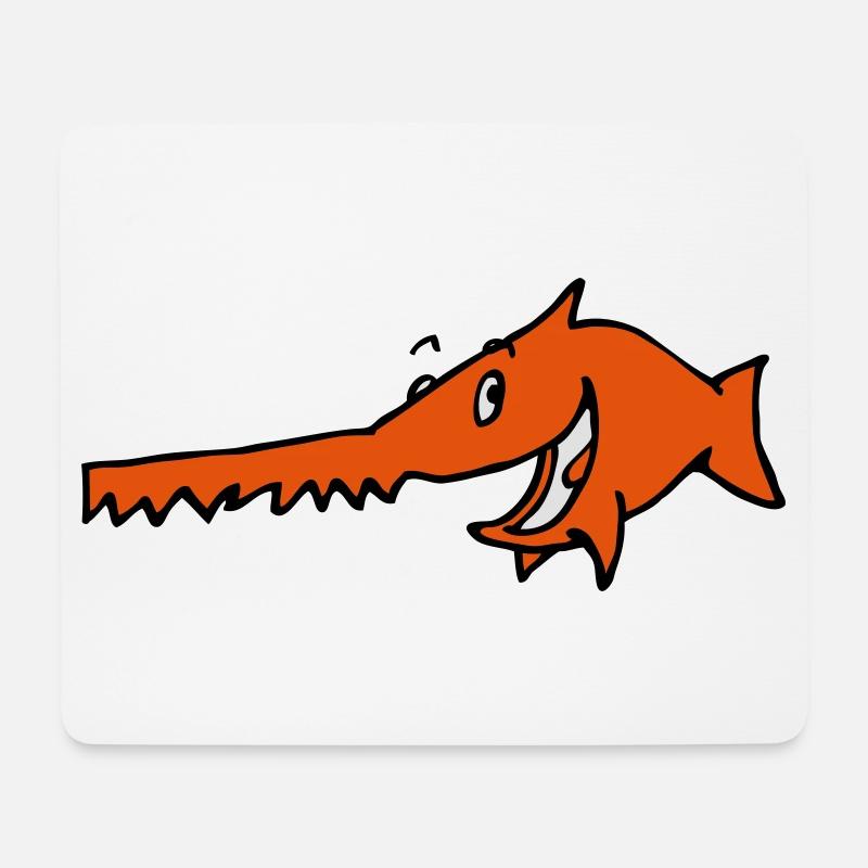 Sägefish - Mouse Pad (horizontal) - white