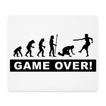 evolution_stag & Henne Nächte - Mousepad (Querformat) - Weiß - Vorne