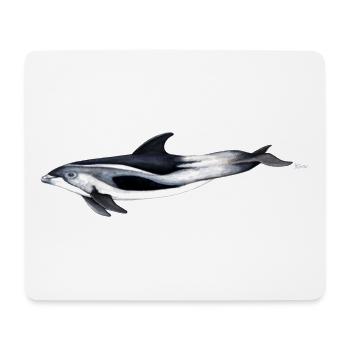 White-beaked dolphin - White beaked dolphin - Mouse Pad (horizontal) - white - Front