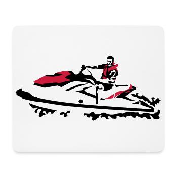 jetski - Mouse Pad (horizontal) - white - Front