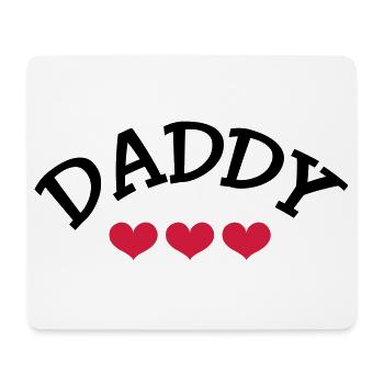 Daddy - Mouse Pad (horizontal) - white - Front