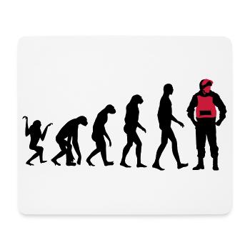 Police - Tapis de souris (format paysage) - blanc - Devant