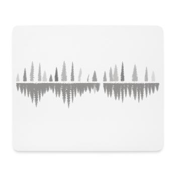 Sound of Nature - Winter - Mousepad (Querformat) - Weiß - Vorne