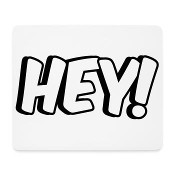 Hey! Comic Design - Mousepad (Querformat) - Weiß - Vorne