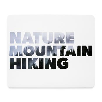 Alps forest nature mountain hiking leewarddesign - Tapis de souris (format paysage) - blanc - Devant