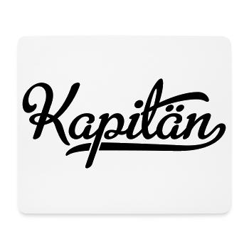 Kapitän - Mousepad (Querformat) - Weiß - Vorne