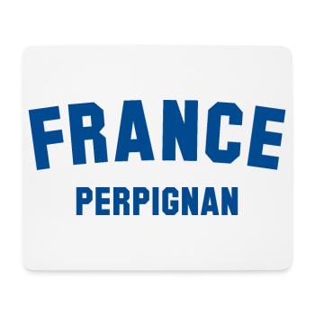 PERPIGNAN, France, France - Tapis de souris (format paysage) - blanc - Devant