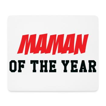 Mom of the Year - Mother's Day - Mouse Pad (horizontal) - white - Front