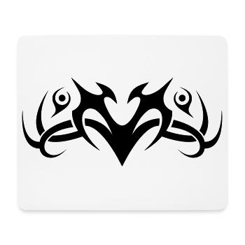 Tribal 8 par Helfspawn - Tapis de souris (format paysage) - blanc - Devant