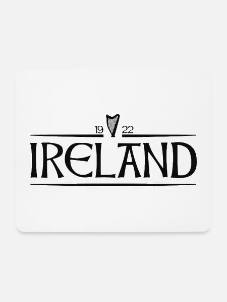 Ireland - Irland - Ire - irisch - Harfe - Mousepad (Querformat) - Weiß