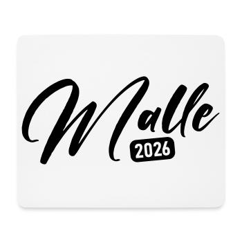 Malle 2026 - Tapis de souris (format paysage) - blanc - Devant
