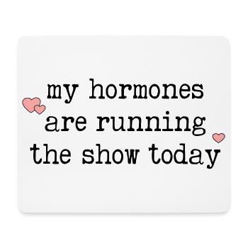 Lustige Hormonwechsel - Mousepad (Querformat) - Weiß - Vorne