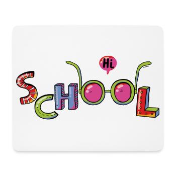 Hello School - Mouse Pad (horizontal) - white - Front