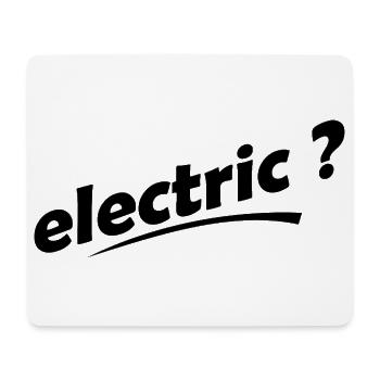 Elektrische Autos - Mousepad (Querformat) - Weiß - Vorne