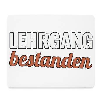 Feuerwehr Ausbildung Geschenk zum Lehrgangsabschlu - Mousepad (Querformat) - Weiß - Vorne
