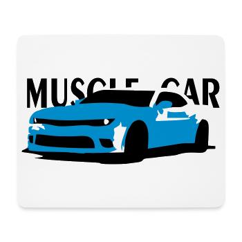 MuscleCar - Mousepad (Querformat) - Weiß - Vorne