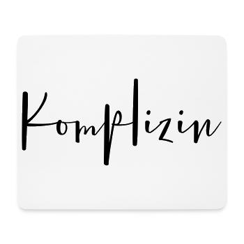 Komplizin Partnerin Freundin Ehefrau - Mousepad (Querformat) - Weiß - Vorne