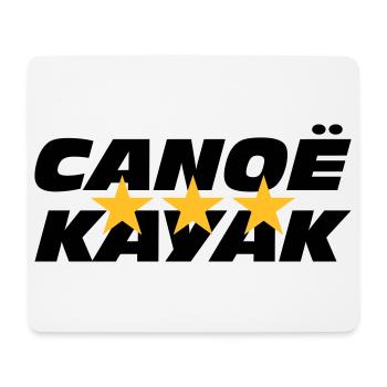 Canoë Kayak - Tapis de souris (format paysage) - blanc - Devant